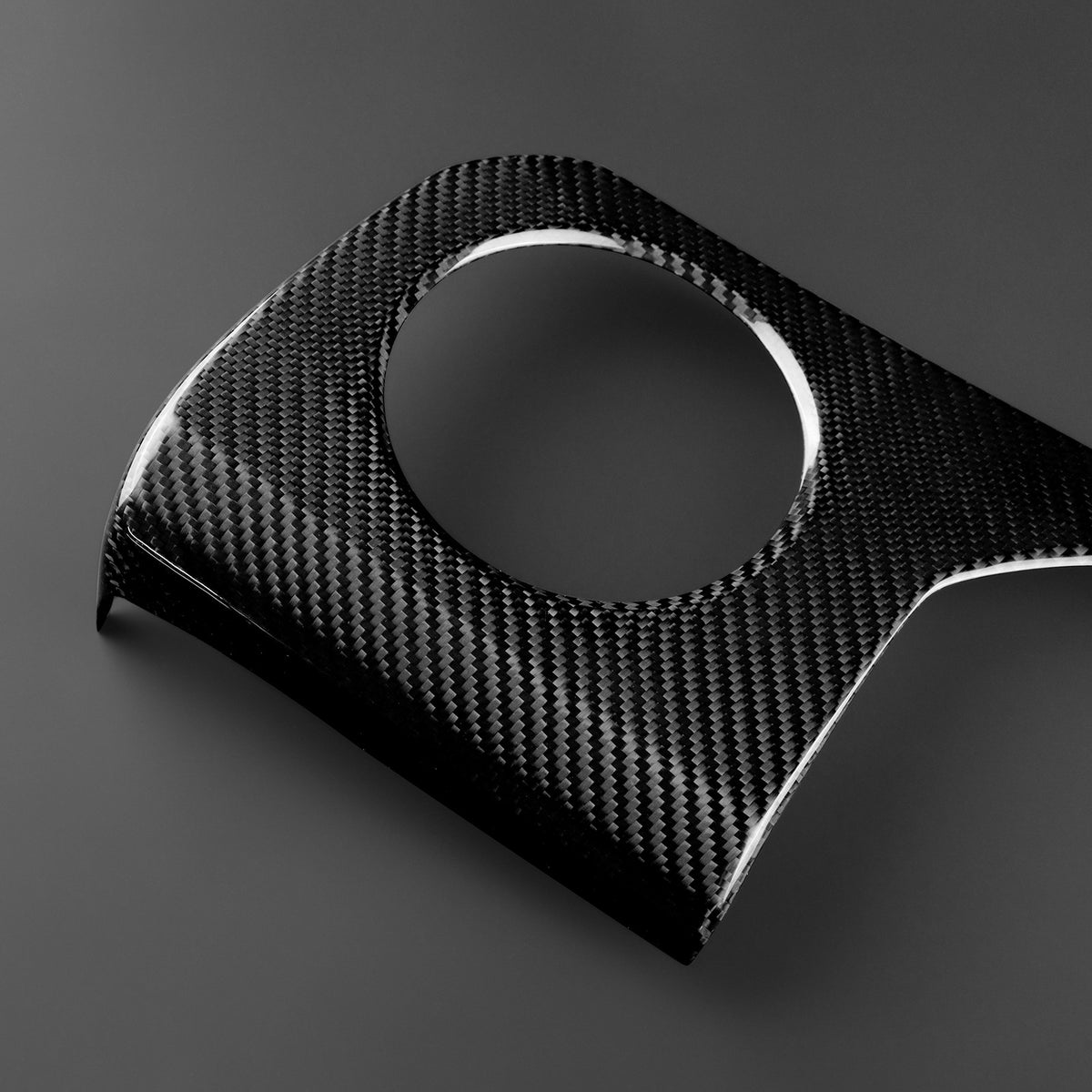 Black Carbon Fiber Driver's Air Outlet Panel Cover for Toyota GR Yaris 2025-2026 - detail view 10