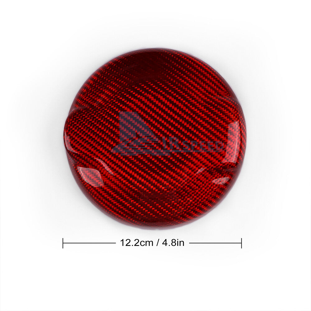 For MINI F55 F56 14-23 F57 16-23 Oil Fuel Tank Cap REAL HARD Carbon Fiber Cover - detail view 3