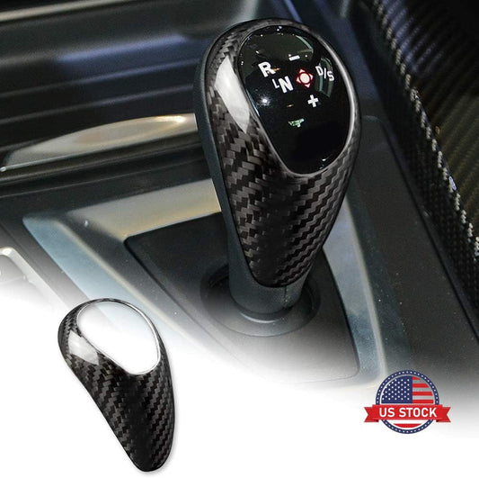 For 12-18 F80 M3 Black Hard Carbon Fiber Gear Knob - product view