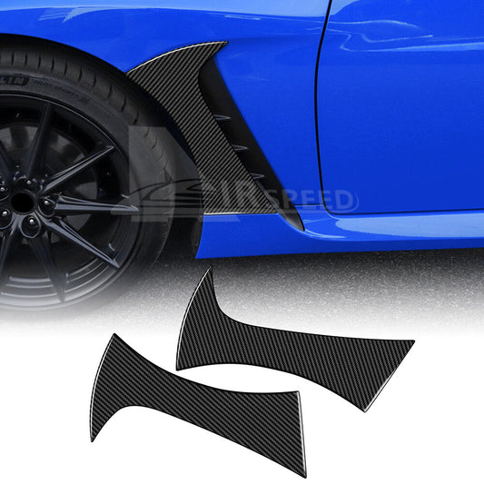 REAL HARD Carbon Fiber For Subaru BRZ GR86 21-2023 Black Car Side Fender Cover - product view