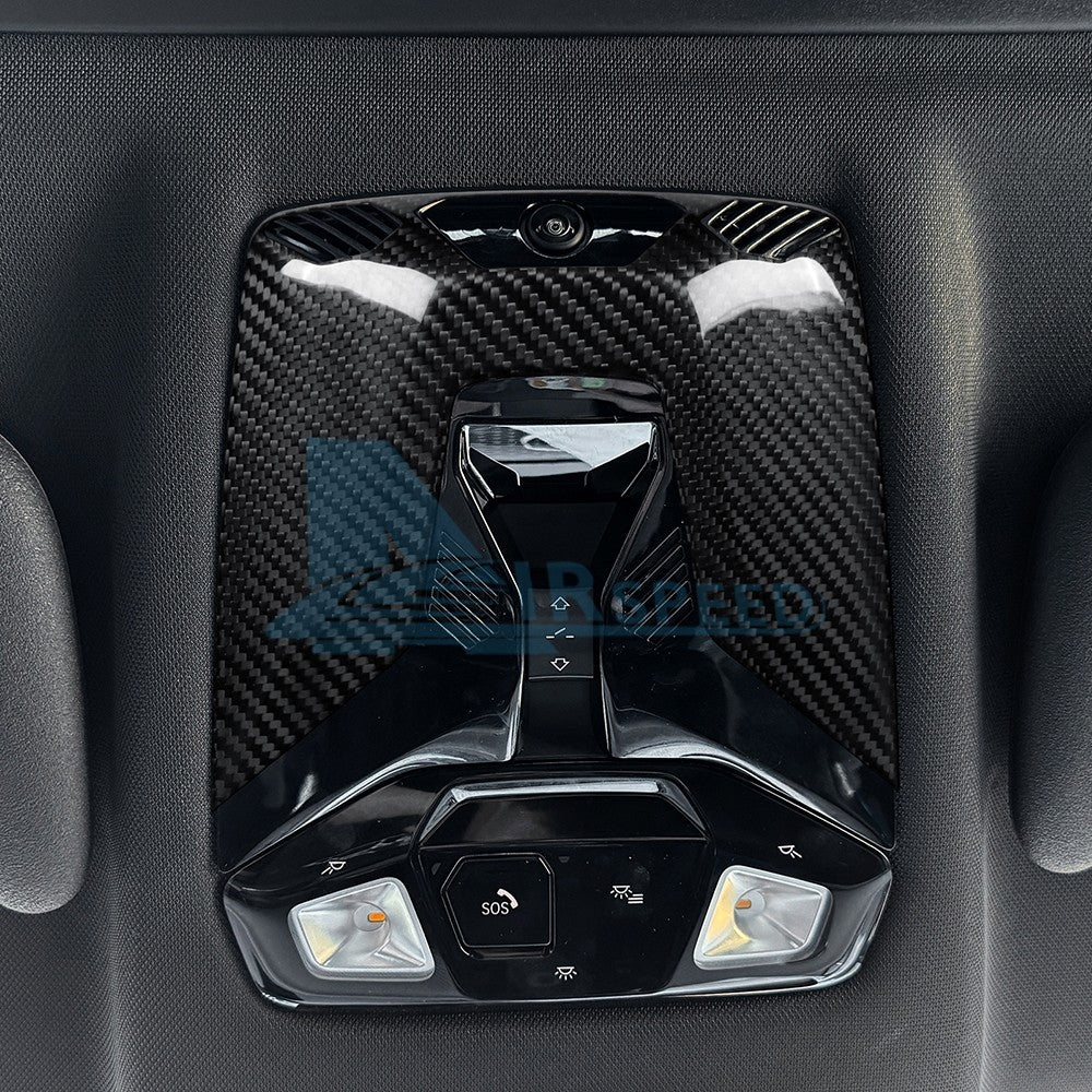 Reading Light Frame For MINI F65 F66 F67 2024-2025 Black Dry Carbon Fiber - detail view 6