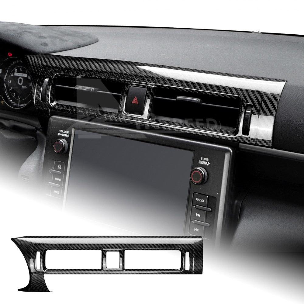Black Hard Carbon Center Air Outlet Vent Cover For GR86 BRZ 2021 To 2025 LHD - product view
