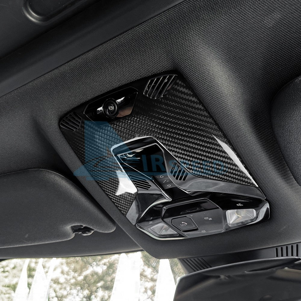 Reading Light Frame For MINI F65 F66 F67 2024-2025 Black Dry Carbon Fiber - detail view 7