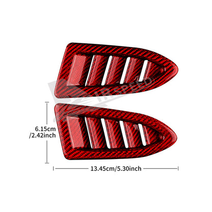 REAL HARD Carbon Fiber Side Air Outlet Vent Defogger For Subaru WRX STI 22-2023 - detail view 3