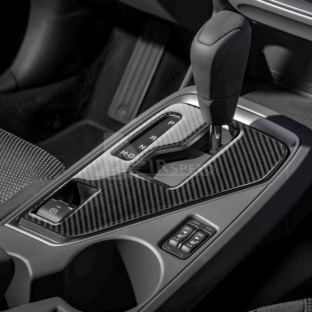 Carbon Fiber Gear Shift Panel Cover for Subaru Crosstrek Impreza 2024-2025（U.S. Stock）