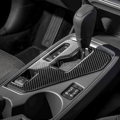 Carbon Fiber Gear Shift Panel Cover for Subaru Crosstrek Impreza 2024-2025（U.S. Stock）