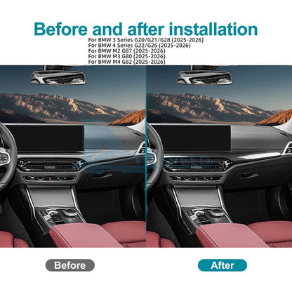 Car Dashboard Decoration Cover Trim Carbon Fiber for BMW 3 Series G20 2025-2026 - detail view 3
