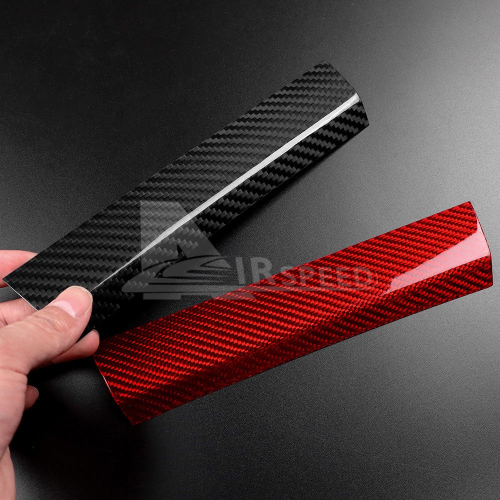 Air Conditioner Button Lower Cover Red Hard Carbon Fiber for BRZ GR86 2021-2025 - detail view 8