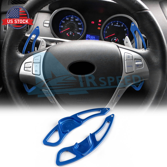 For Hyundai Genesis Coupe 2009-2011 Steering Wheel Paddle Shifter Extension Blue - FREE GIFT