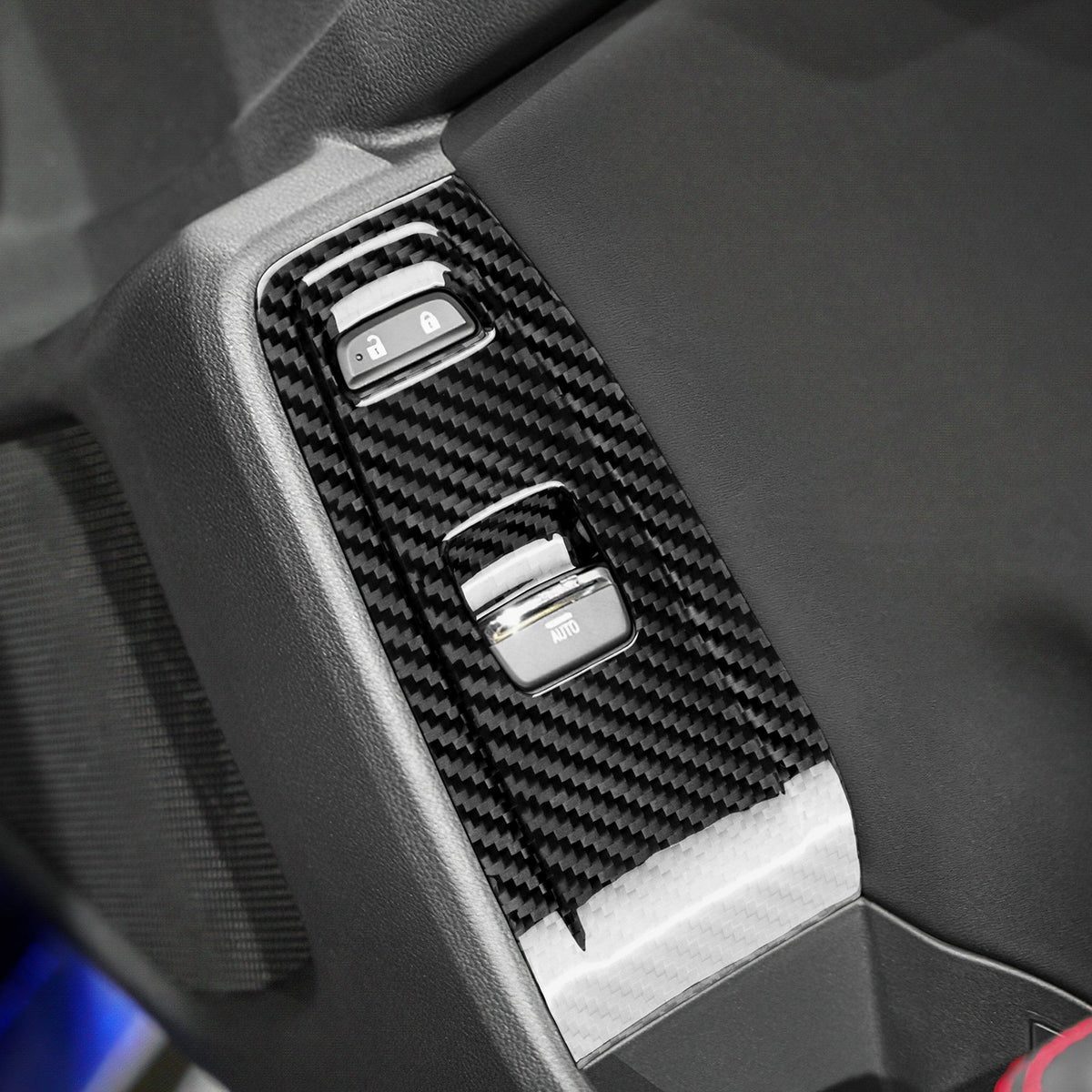 Door Window Lift Frame Cover HARD Carbon Fiber for Subaru BRZ GR86 2021-2023 - detail view 6