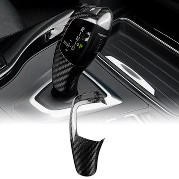 Real Carbon Fiber Gear Shift Knob Sticker for BMW F30, F32, F33, F34, F35 & F36 (2008-2019)