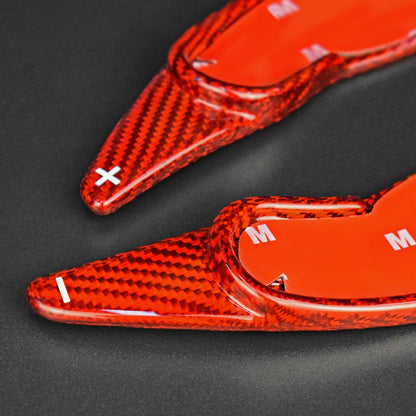 For Mini F55 F56 13-19 F54 F57 14-19 Red Steering Wheel Paddle Shifter Extension - detail view 8