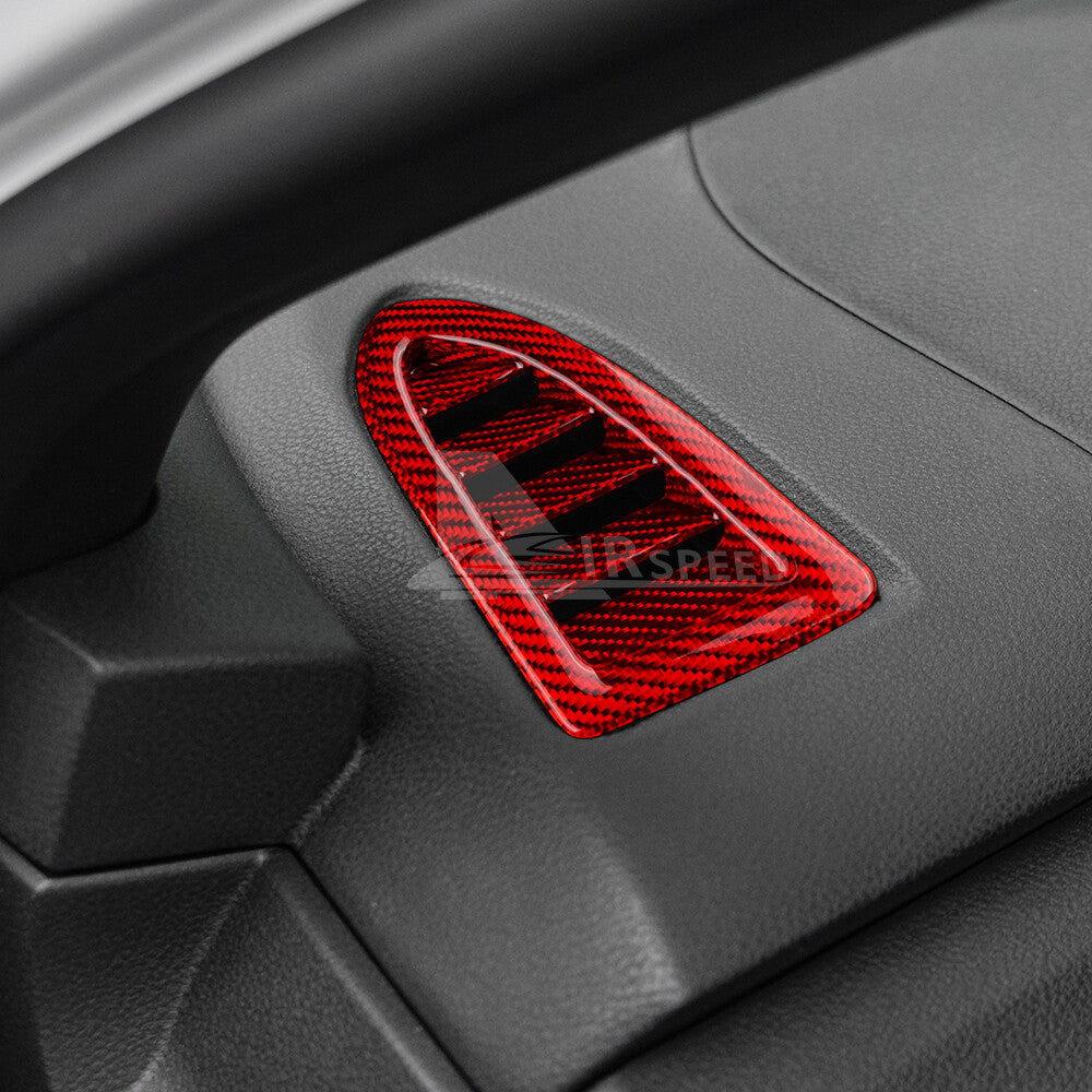 REAL HARD Carbon Fiber Side Air Outlet Vent Defogger For Subaru WRX STI 22-2023 - detail view 5