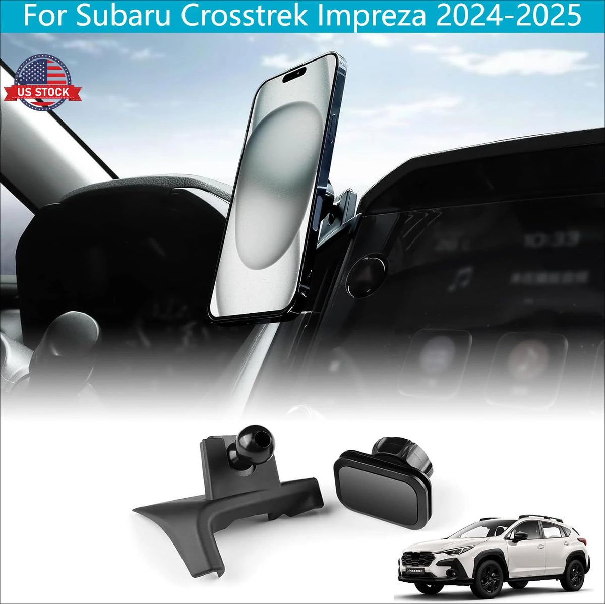 For 24-25 Subaru LHD Custom Magnetic Phone Mount - FREE GIFT
