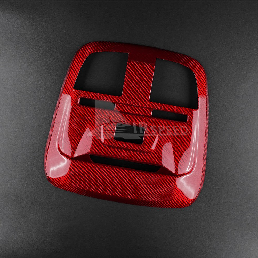 Reading Light Cover RED HARD Carbon Fiber for Toyota GR86 Subaru BRZ 2021-2023 - detail view 7