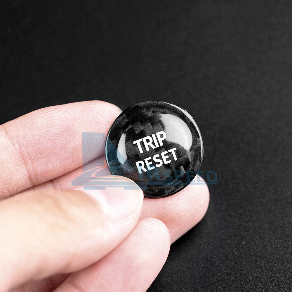 For Subaru Brz WRX GR86 2021-2023 REAL HARD Carbon Fiber Trim Reset Button Cover - detail view 6