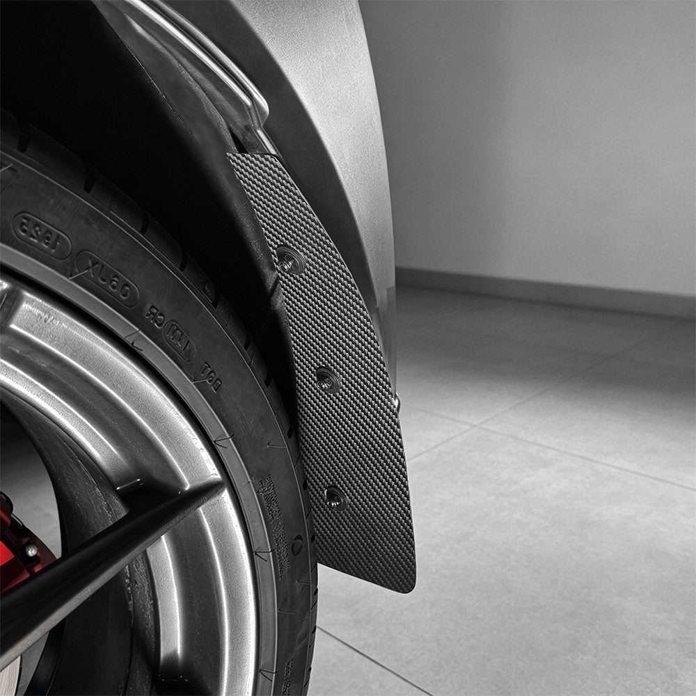 Rear Wheel Mudguard Protector Black Carbon Fiber For Toyota GR Yaris 2020-2026 - detail view 11