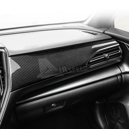 Passenger Copilot Front Dash Fit Subaru Crosstrek 2024 REAL HARD Carbon Fiber - detail view 9