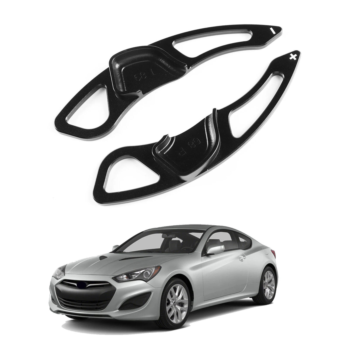 For AP68 2009-2011 Black Alloy Gear Shift Paddles - FREE GIFT