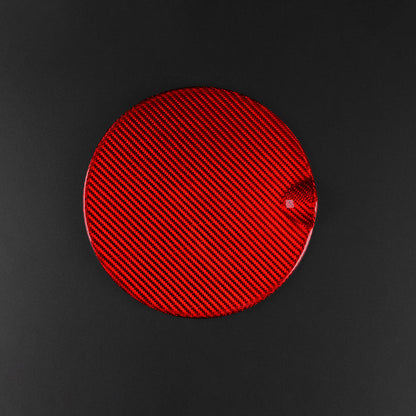 For MINI R55 07-13 R56 06-2013 Red Car Oil Gas Fuel Tank Cap Cover Carbon Fiber - detail view 4