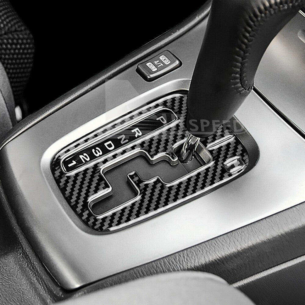 Gear Shift Panel Sticker Carbon Fiber Pattern for Subaru Impreza 2005 2006 2007（U.S. Stock）