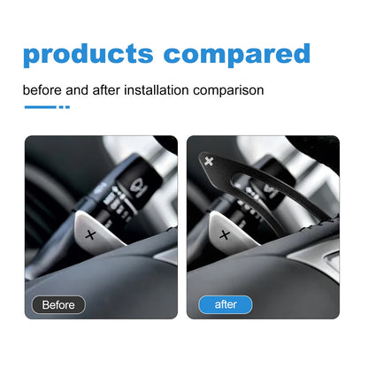 For AP68 2009-2011 Black Alloy Gear Shift Paddles - FREE GIFT