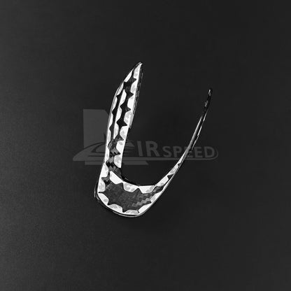 Real Hard Carbon Fiber Inner Gear Shift Knob Cover Trim For Ford Focus 2012-2018 - detail view 8