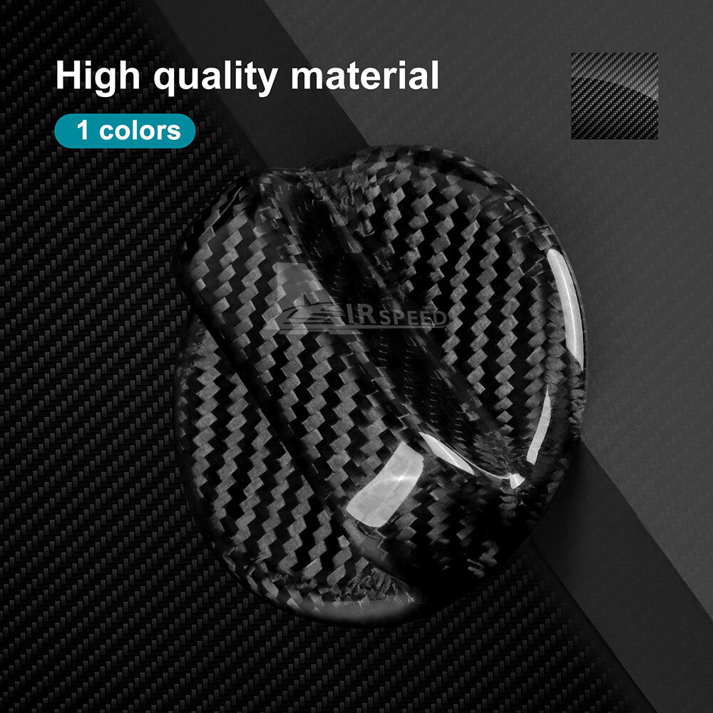 For Subaru WRX STI XV BRZ Outback Impreza Fuel Tank Gas Cover Carbon Fiber BLACK - detail view 8