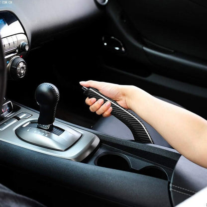 Car Center Handbrake Handle Cover Carbon Fiber For Chevrolet Camaro 2010-2015