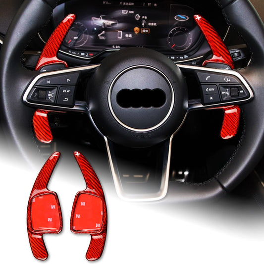Hard Carbon Wheel Gear Shifter Extension For Audi A4L 2017-2019 - product view