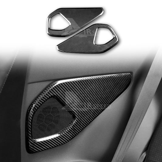 For Subaru BRZ Toyota GR86 2021-2023 Rear Audio Frame Cover HARD Carbon Fiber - product view