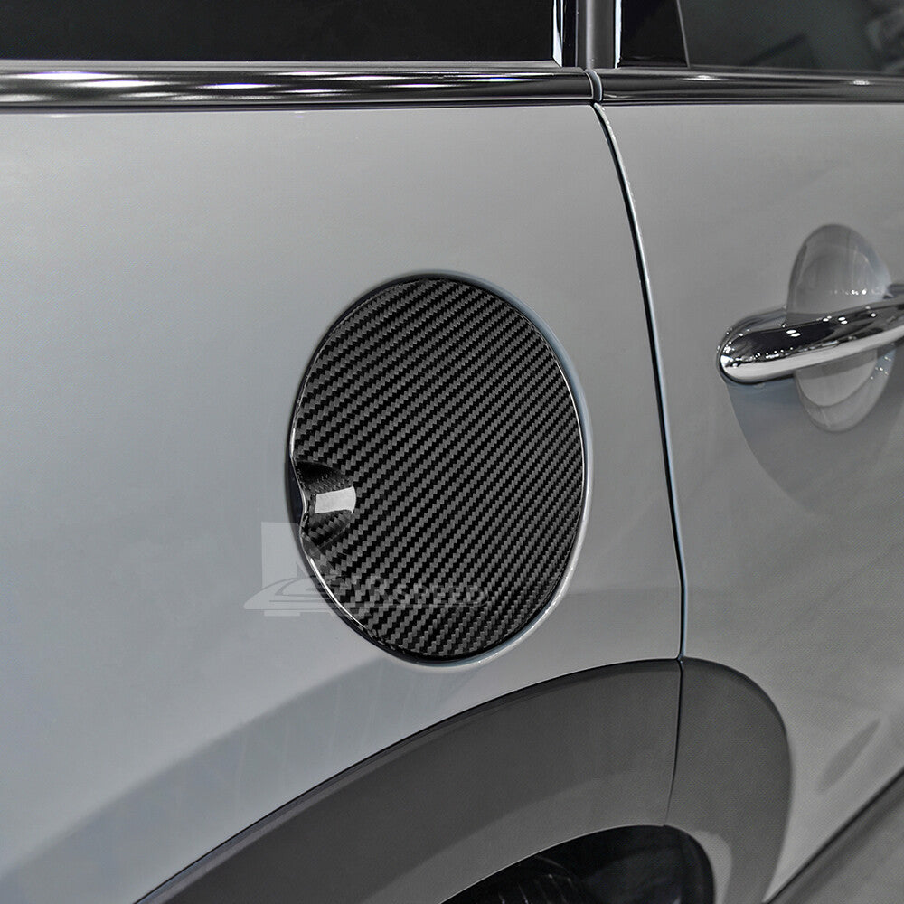 For MINI F55 F56 F57 2016-2023 Fuel Gas Tank Filler Cap Cover REAL Carbon Fiber - detail view 5