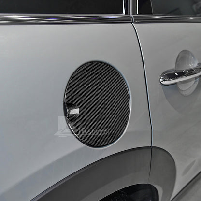 For MINI F55 F56 F57 2016-2023 Fuel Gas Tank Filler Cap Cover REAL Carbon Fiber - detail view 5