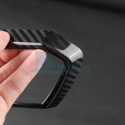 For Seat Leon Cupra Leon 21-2026 Center Side Air Outlet Frame Cover Carbon Fiber - detail view 9
