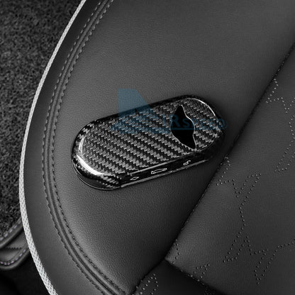 Real Carbon Fiber Key Fob Case Shell Cover For MINI Cooper S F65 F66 F67 24-25