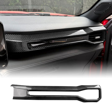 HARD Carbon Fiber Passenger Air Outlet Frame Cover for Ford Mustang 2024-2027