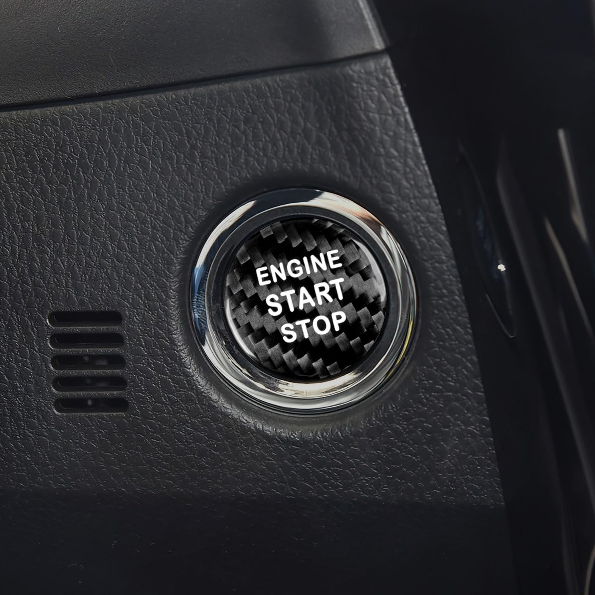 For Lexus IS ES GS NX RX LX RC RC F Carbon Fiber Engine Start Button Sticker - detail view 4