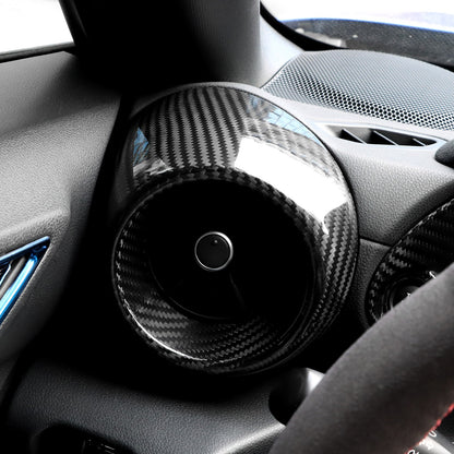 HARD Carbon Fiber Dashboard Air Outlet Cover For Subaru BRZ Toyota GR86 21-23 - detail view 6