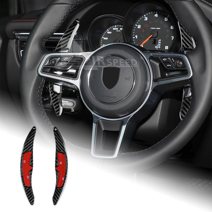 Hard Carbon Wheel Shifter Extension Sport Refit For Porsche Cayenne 2011-2019 - product view
