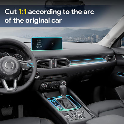 For Mazda CX-5 23-25 LHD 14PCS TPU Interior Film 2 Buttons 1 Hole - FREE GIFT