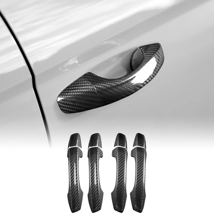 Car Exterior Door Handle Cover Carbon Fiber for SEAT Ibiza Arona Ateca 2018-2026 - product view