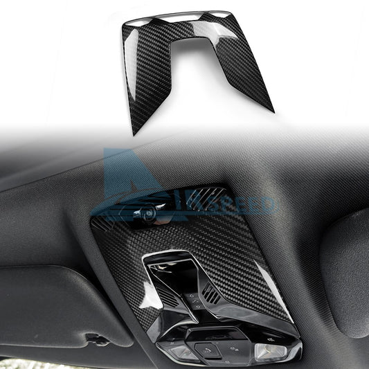 Reading Light Frame For MINI F65 F66 F67 2024-2025 Black Dry Carbon Fiber - product view