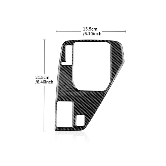 Black Carbon Fiber Gear Shift Panel Frame LHD For Subaru Crosstrek 2024-2026（U.S. Stock）