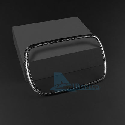 Car Center Navigation Frame Cover Carbon Fiber for FIAT 500 Abarth 595 2016-2024 - detail view 9