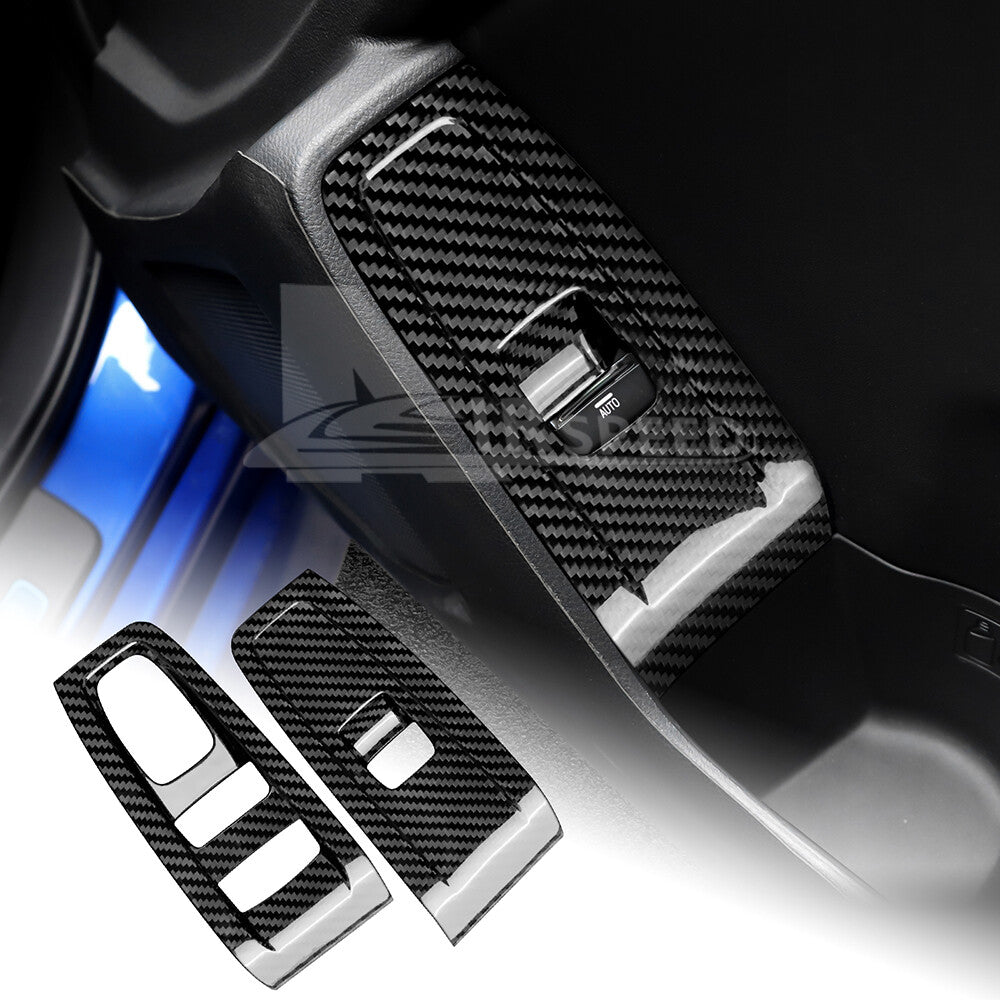 REAL HARD Carbon Fiber Window Control Button Cover For Subaru BRZ GR86 21-23 - product view