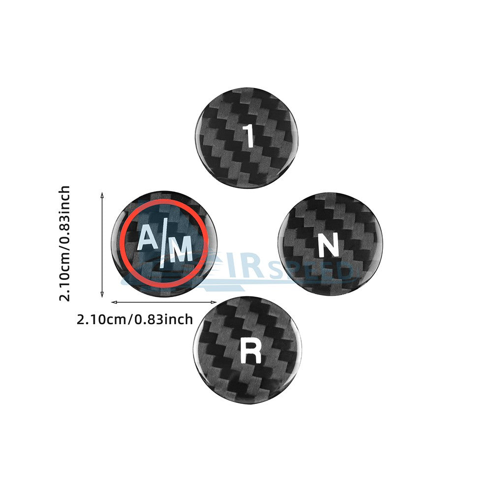 Car Automatic Transmission Gear Selector Sticker for Alfa Romeo 4C 2014-2020 - detail view