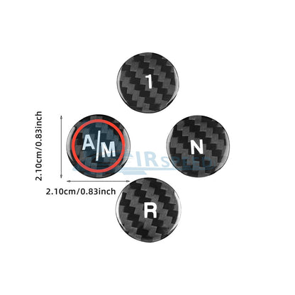 Car Automatic Transmission Gear Selector Sticker for Alfa Romeo 4C 2014-2020 - detail view