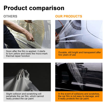 Car Front Bumper Precut Paint Protection Film Clear for Tesla Model Y 2020-2024 - FREE GIFT
