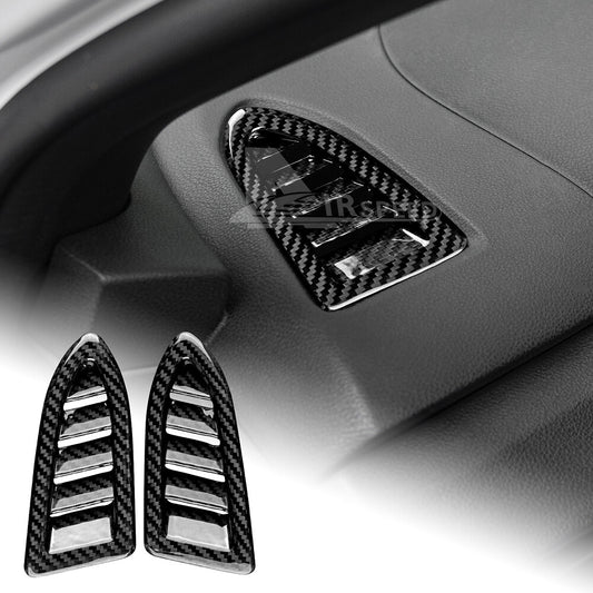 Black Air Outlet Side Defogger REAL HARD Carbon Fiber For Subaru WRX STI 22-2023 - product view