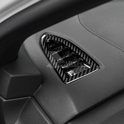 Black Air Outlet Side Defogger REAL HARD Carbon Fiber For Subaru WRX STI 22-2023 - detail view 5